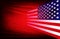 Background of red united state of america USA flag silk waving