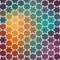 Background of repeating geometric stars. Spectrum geometric back