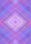 Background with rhomboid patterns obtained from the intersection of  purple, blue, pink, orange, beige  stripes