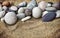 Background rocks and sand closeup