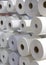 Background of rolls of toilet paper