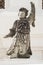 Background sculpture warrior of china