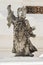 Background sculpture warrior of china