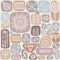 Background seamless ethnic pattern