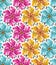 Background of seamless flowers for cloths