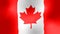 Background seamless loop video full HD canadian waving in wind - symbol of canada