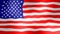 Background seamless loop video waving american flag - usa united states of america - color blue red white