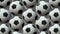Background from soccer balls