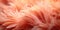 Background of soft feathers in peach color. Color of the year 2024. Generative AI