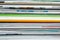 Background from stacked magazines, brochures, notebooks, catalogs