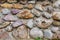 Background of stone wall texture photo, brick and stone