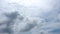 Background Stratocumulus, Cumulus and Nimbostratus fluffy cloud abstract on the blue sky