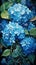 Background summer flora blossom hydrangea beauty nature gardening blooming flower blue plant