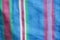 Background texture of colorful fiber bag