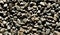 Background texture of dark smooth pebbles