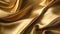 Background Texture Gold Satin Luxurious Shiny Metallic Fabric Design Surface Generative AI