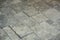 Background texture of gray tiled pavement city ground