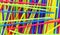 Background texture-jumbled pile of colorful plastic straws