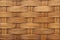 Background texture of light brown woven bamboo