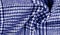 Background texture, pattern. The fabric is thick, warm with a checkered pattern, blue. Stop. You made the right choice by