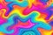 Background texture of psychedelic wavy swirls - AI Generated