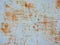 Background texture of rusty peeling paint