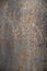 Background texture of rusty silver metal.