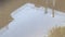 Background texture of the water puddle