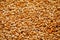 Background texture of white flax seeds. Useful cereals.