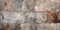 background with the texture of worn vintage worn cement tiles, with the effect of a patchwork motif,light beige tinting