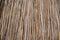 Background of thatched roof, dry grass or hay. Texture of dried grass