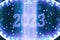 Background to New Year 2023. Beautiful Panoramic web banner