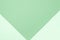 Background in trendy mint color. Fashionable pink and ornage paper. Top view. Minimal concept. Trendy mint color of year 2019