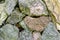 Background various rocks large and small for metal mesh