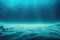 background of a vast blue ocean with a sandy seafloor