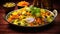 background vegetable indian food colorful