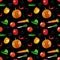 Background with Vegetables. Can be used for vegan products, brochures, banner, restaurant menu, farmers market and organic food st