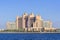 Background view of the Atlantis hotel in Dubai