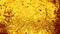 Background of viscous golden fluid.