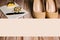 Background wallpaper for business women style. Copy space, free space for notes. Add your own text. Beige shoes, jewelry
