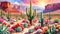 Background wallpaper colorful sunset light red desert beauty art