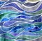 Background with water color waves