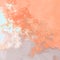 Background watercolor splotch liquid effect - calming coral salmon pink orange grey blue color