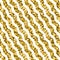 Background with wavy gold lines isolated on white. Seamless pattern