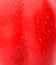 Background of wet red bell pepper