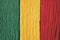 Background wood green, yellow, red old retro vintage style, rasta reggae flag