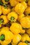 Background of Yellow Pepper. Heap Of Ripe Big Yellow Peppers