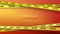 Background with yellow warning tapes - do not cross. Horizontal vector poster, header for website. Caution security tape