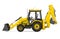 Backhoe Loader Isolated