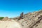 Backhoe loaders clearing sand from Boegoeberg Dam canal